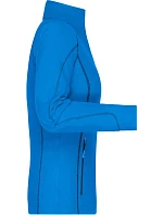 Daiber JN 596 Dámska štruktúrovaná fleecová bunda 02.0596 aqua/navy Daiber JN 596 Dámska štruktúrovaná fleecová bunda 02.0596 aqua/navy