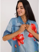 Košeľa DHJ KS 19007 1.30 modrá