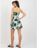 NM SK šaty V6659 1.86 biela a zelená