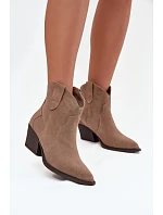 Semišové slip-on topánky NC1338/6338 beige - Beretta