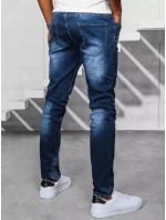 Pánske modré džínsové nohavice FashionStreet UX3940