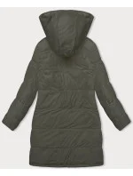 Dámska hrubá obojstranná zimná bunda black-khaki (V768g) Dámska hrubá obojstranná zimná bunda black-khaki (V768g)
