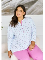 Taro Yolanda 3462 long/r 2XL-4XL Z25/26 dámske pyžamo