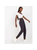 Grafitové základné tepláky s vreckami (B-005.53)