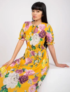 Šaty LK SK 507564.36P tmavo žltá