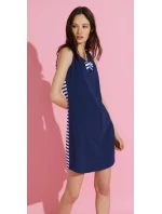 Dámska nočná košeľa LA2149PB modrobiela - Noidinotte