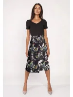 Dámska sukňa SP119 čierna mix - Lanti