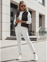 Dámska prechodná krátka prešívaná obojstranná vesta LEOVELLA FashionStreet TY4648 Dámska prechodná krátka prešívaná obojstranná vesta LEOVELLA FashionStreet TY4648