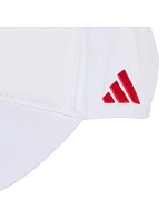 Detská čiapka s kšiltom adidas FC Bayern Mníchov, biela, KT3396