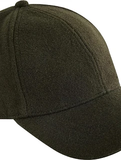 Beechfield B 619 6-panelová čiapka s kšiltom „Wool Blend“ 53.0619 tmavo olivová