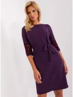 Dámske šaty LK SK 507310.21P Tmavo fialová - FPrice