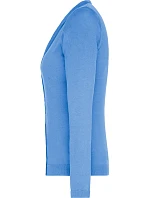 Daiber JN 660 Dámsky pletený kardigán s výstrihom do V 02.0660 glacier blue Daiber JN 660 Dámsky pletený kardigán s výstrihom do V 02.0660 glacier blue