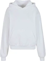 Build your Brand BY 444 Dámska mikina s kapucňou v oversize strihu „Loose Fit“ 56.0444 biela