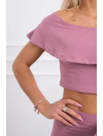 Sada s volánikom tmavo ružová Sada s volánikom tmavo ružová