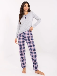 DU PI FP 004.03 sivé pyžamo