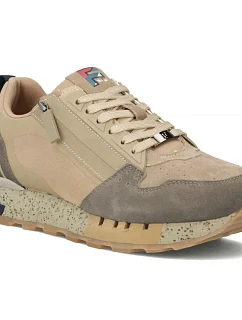 Pánske béžové kožené čižmy Filippo MSP7836