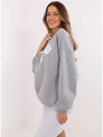 Mikina EM BL 617 16.01X melange sivá