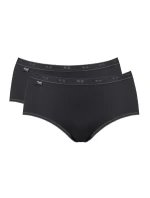 Dámske nohavičky Basic Midi Black 2 Pack - Sloggi