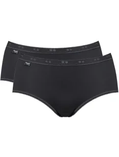 Dámske nohavičky Basic Midi Black 2 Pack - Sloggi
