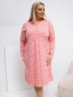 DU KN nočná košeľa FP 607.04P broskyňová