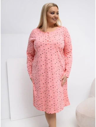 DU KN nočná košeľa FP 607.04P broskyňová