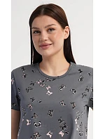 Dámske domáce šaty s krátkymi rukávmi Lucia Dámske domáce šaty s krátkymi rukávmi Lucia