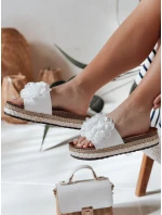 Dámske kvetinové žabky KWIATARIS white FashionStreet ZY0909 Dámske kvetinové žabky KWIATARIS white FashionStreet ZY0909