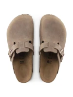Birkenstock dámske/pánske žabky Boston Tabacco Brown oil leather regular wide (0960811)