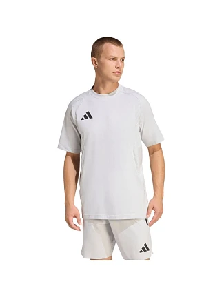 Pánske tričko adidas Tiro 26 Travel T-shirt light grey KD1120 pánske