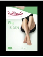 Jemné strečové pančuchové nohavice FLY Pantyhose 15 DEN - Bellinda - amber