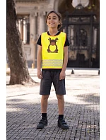 Korntex FUN Detská bezpečnostná vesta 76.FUNY hi vis yellow/lion Korntex FUN Detská bezpečnostná vesta 76.FUNY hi vis yellow/lion
