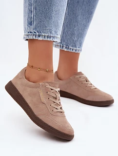 Dámske semišové kožené tenisky Vinceza 79635 beige