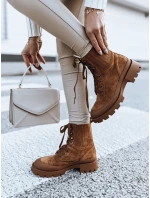 Dámske čižmy LOVED camel FashionStreet ZY0406 Dámske čižmy LOVED camel FashionStreet ZY0406