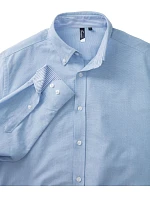 Premier PR 238 Oxfordská pruhovaná košeľa s dlhým rukávom 39.0238 oxford blue