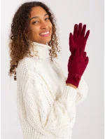 AT RK 23904 rukavice.26 bordová