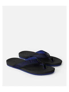 Plážové šľapky RIP CURL Raw Energy Bloom Mid Open Toe, čierne