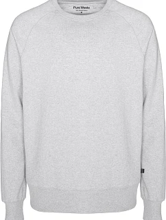 Pure Waste SWUB Unisex mikina 74.SWUB šedá melírovaná
