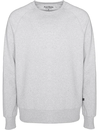 Pure Waste SWUB Unisex mikina 74.SWUB šedá melírovaná Pure Waste SWUB Unisex mikina 74.SWUB šedá melírovaná