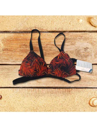 Vrchný diel plaviek BB722 Black-Orange - Selmark Vrchný diel plaviek BB722 Black-Orange - Selmark