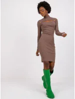 Šaty RV SK 7433.51 hnedá