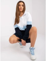 Šaty RV SK 7462.00 tmavo modrá a biela