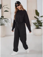 Dámske tepláky CHARM black FashionStreet AY0957