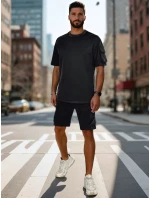 Pánsky základný čierny set FashionStreet AX0799