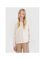 Dievčenské nadrozmerné hladké šaty s dlhým rukávom 4F 4FJWSS25TLONF377-12S