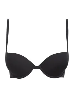 Podprsenka push-up Microfiber 162394 CC203 00020 čierna - Emporio Armani