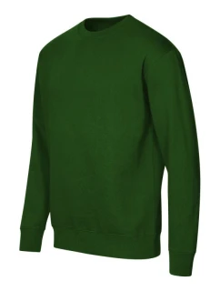 Unisex mikina Crew (fľaškovo zelená)