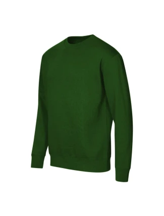 Unisex mikina Crew (fľaškovo zelená)