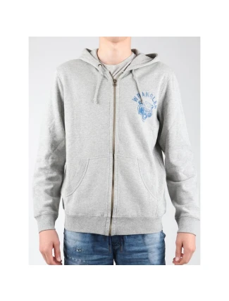 Mikina Wrangler s kapucňou a zipsom W6497JE37