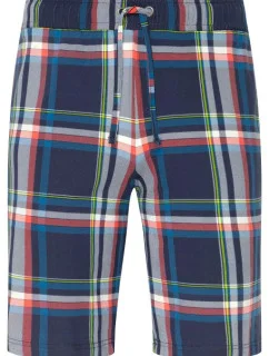 Pánske bermudy 500791 B91 modré a červené kockované - Jockey