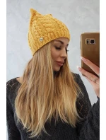 Rabbid K237 horčicová fleecová čiapka